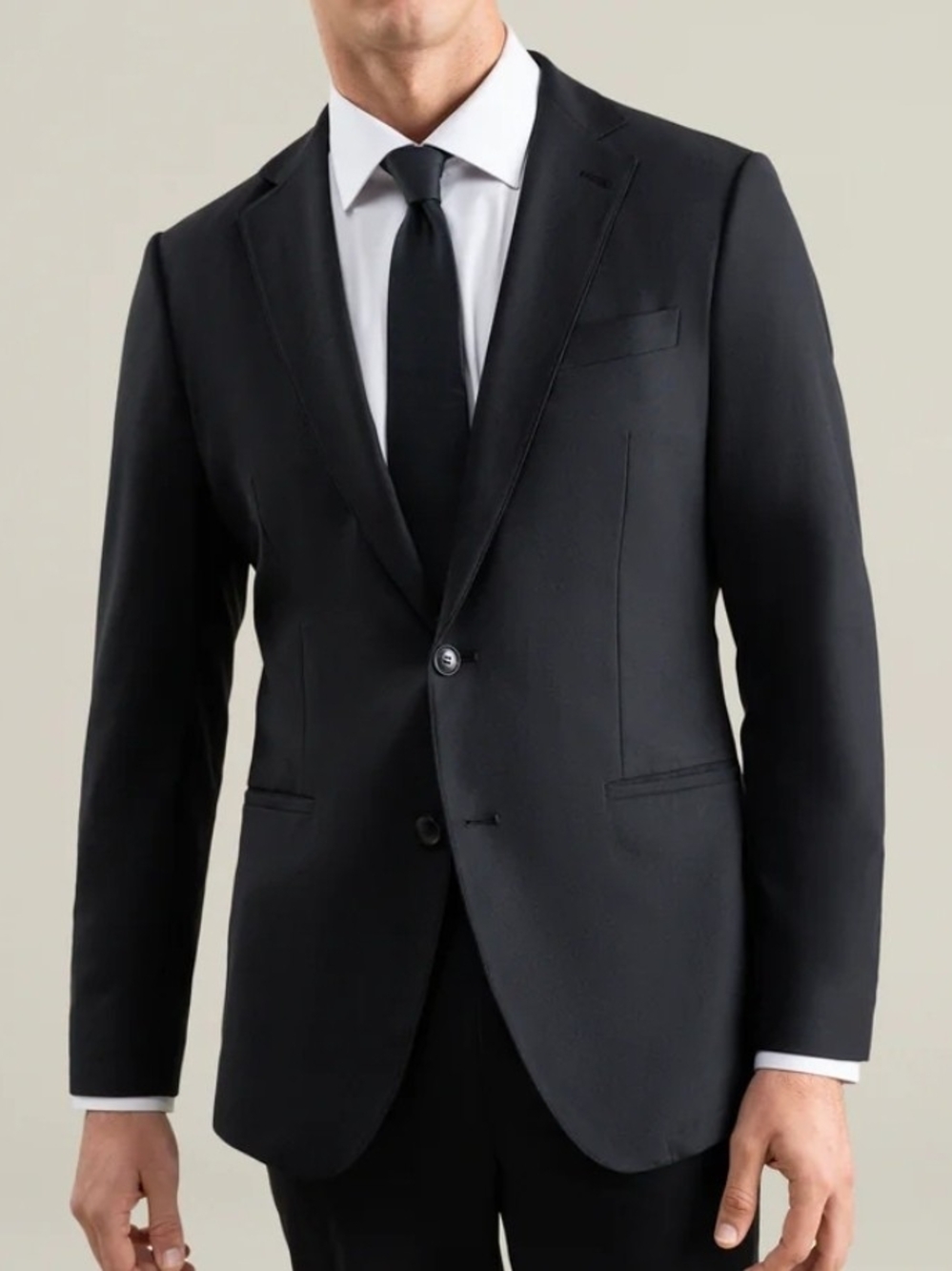 Sene Men's Soho FlexTech Blazer Jacket NWT Black Stretch Performance 40L
